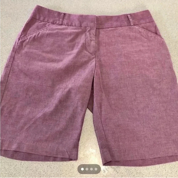 Peter Millar Pants - PETER MILLAR Woman's Golf Bermuda Shorts Cotton Classic Maroon